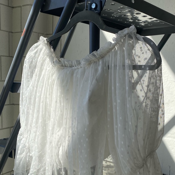 See through Dotted blouse - Picture 4 of 5